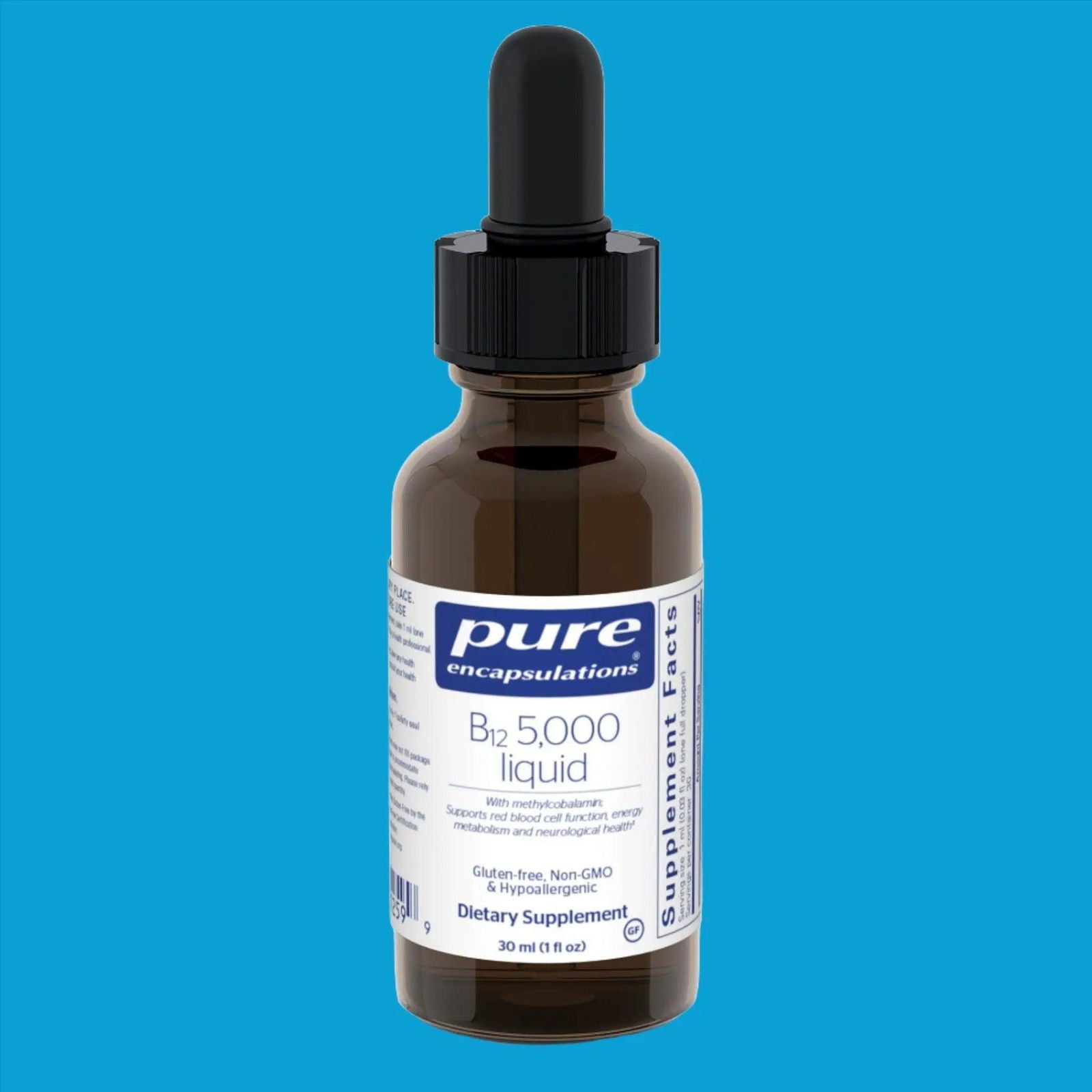Pure Encapsulations B12 5000 Liquid - 30 Milliliters Pure Encapsulations B12 5000 Liquid - 30 Milliliters