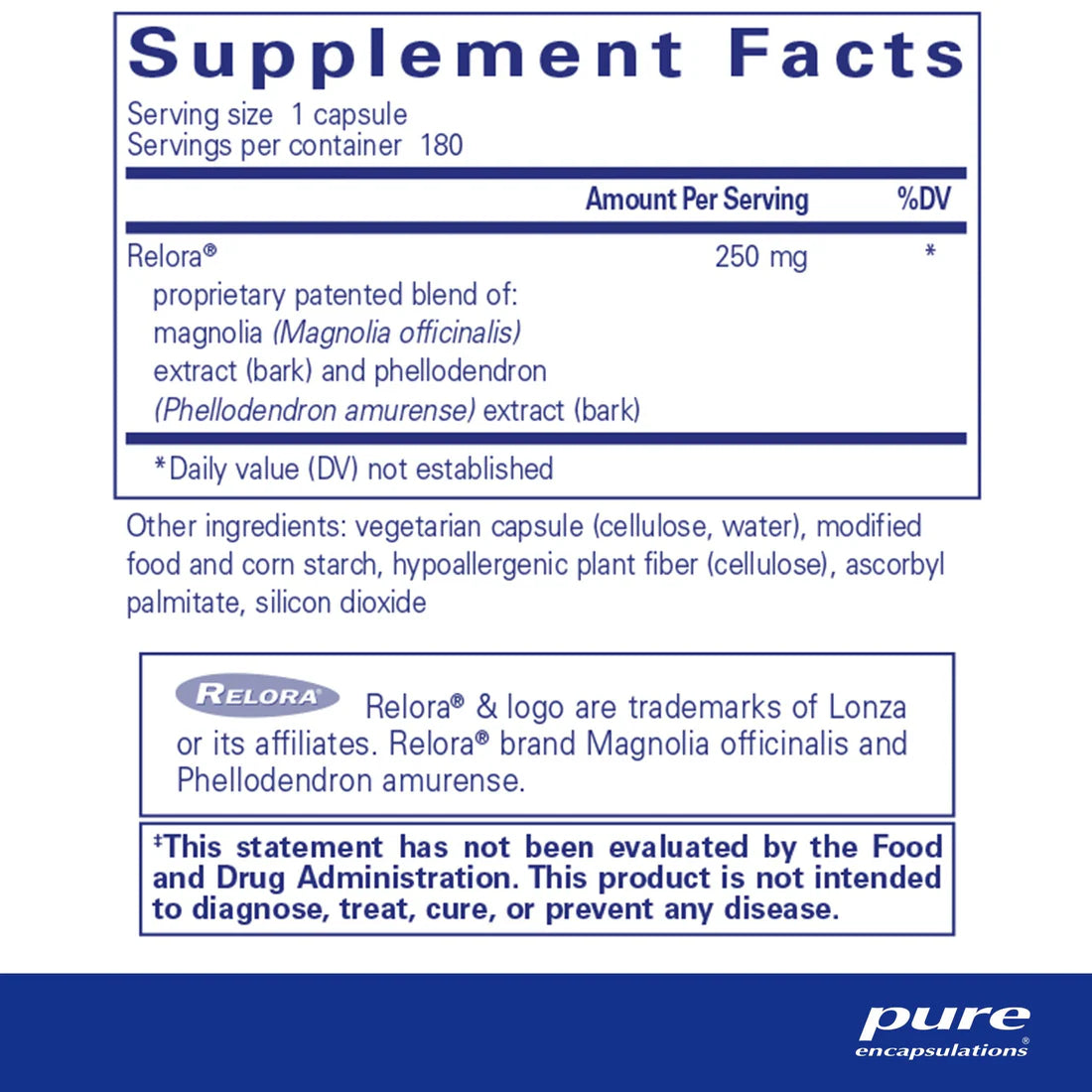 Relora Supplement - Stress Relief & Appetite Support