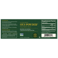 Rock Ridge Pharmacy Oxy-Powder supplement, back of bottle with supplement facts, alternate view 2