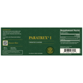 Rock Ridge Pharmacy Paratrex 1 (California Only) supplement, back of bottle with supplement facts