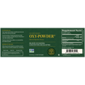 Rock Ridge Pharmacy Oxy-Powder (California Only) supplement, back of bottle with supplement facts, alternate view 2
