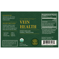 Rock Ridge Pharmacy Vein Health, Plant-Based supplement, back of bottle with supplement facts