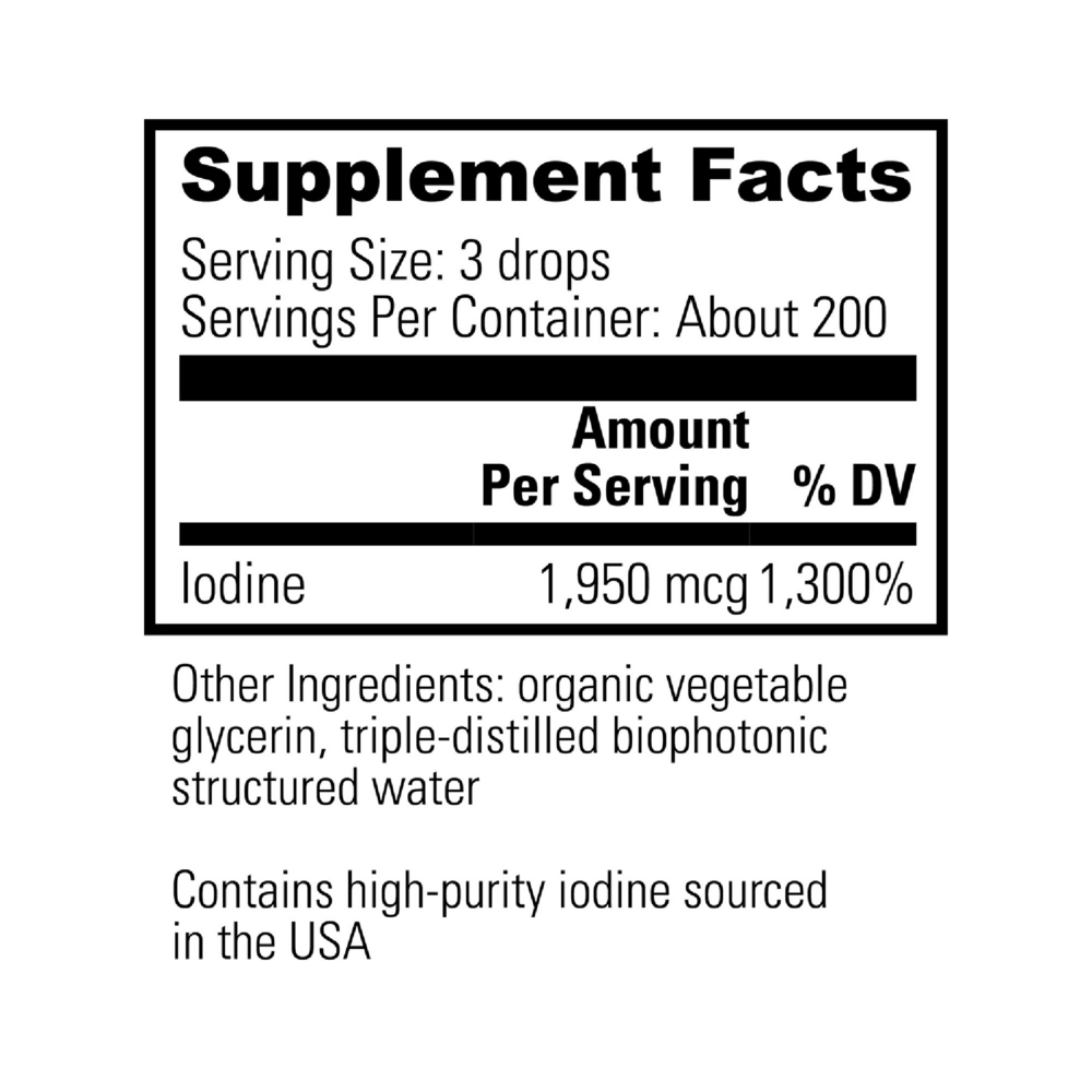 Rock Ridge Pharmacy Detoxadine supplement, back of bottle with supplement facts