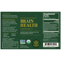 Rock Ridge Pharmacy Brain Health supplement, back of bottle with supplement facts