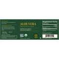 Rock Ridge Pharmacy Aloe Vera supplement, back of bottle with supplement facts