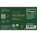 Rock Ridge Pharmacy Liquid Selenium supplement, back of bottle with supplement facts