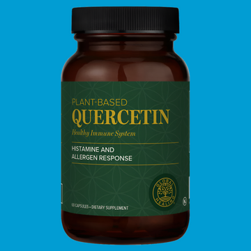 Rock Ridge Pharmacy Plant-Based Quercetin supplement, front of bottle