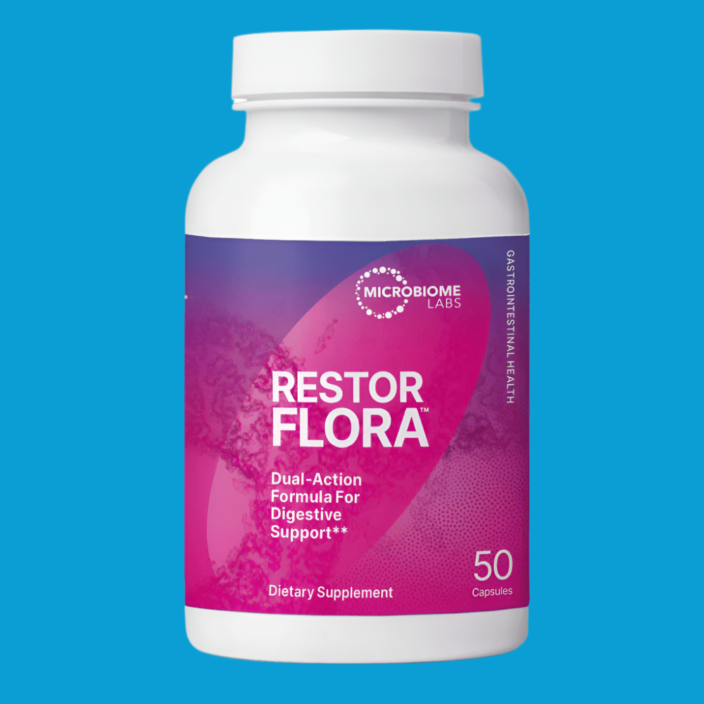 RestorFlora™ – Probiotic & Yeast Blend for Digestive Health