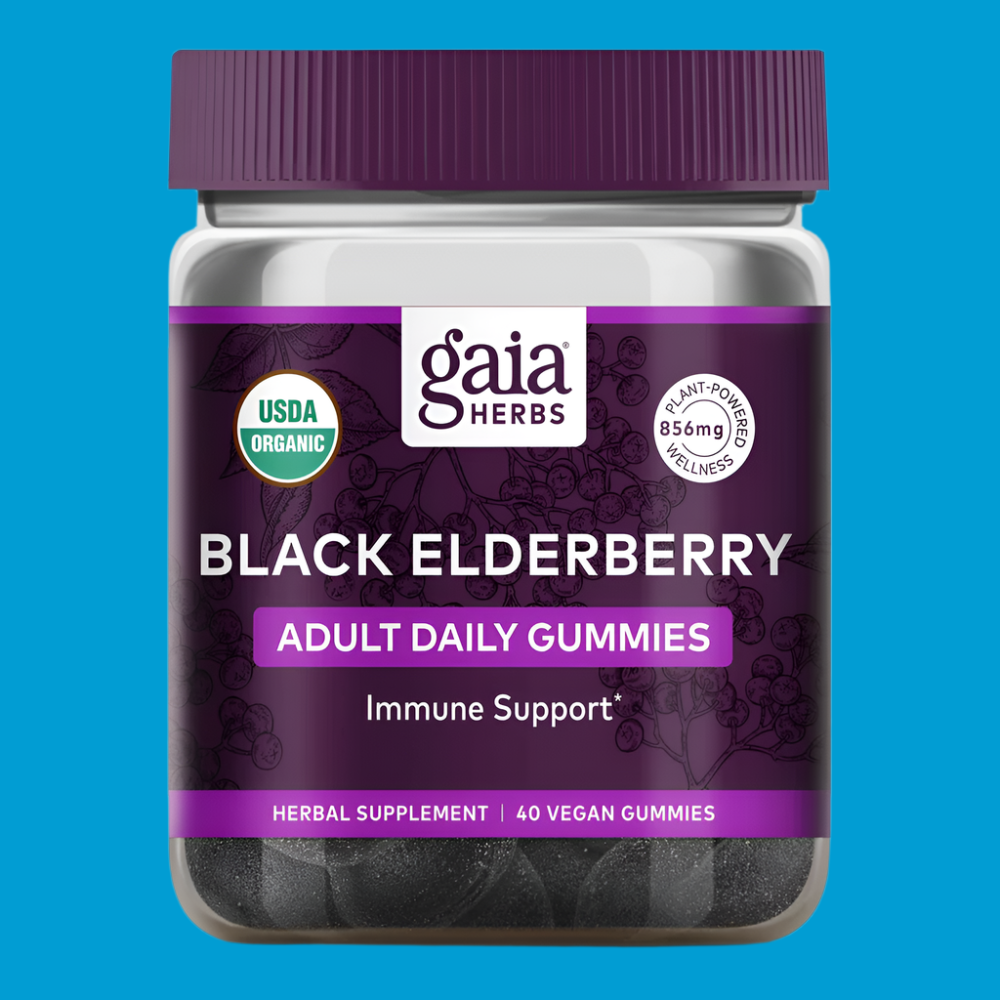 Black Elderberry Gummies – Organic Immune Support