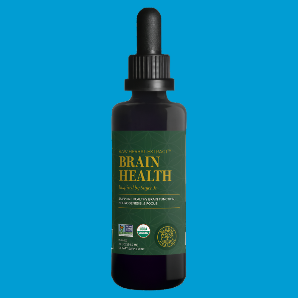 Rock Ridge Pharmacy Brain Health supplement, front of bottle
