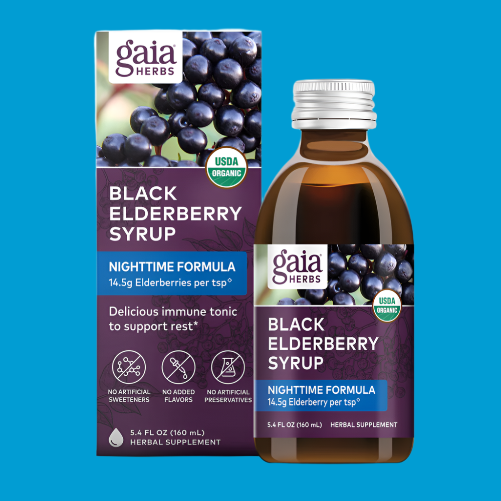Black Elderberry NightTime Syrup – Immune & Sleep Support