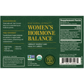 Rock Ridge Pharmacy Women's Hormone Balance supplement, product label close-up