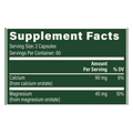 Rock Ridge Pharmacy Calcium & Magnesium supplement, product label close-up