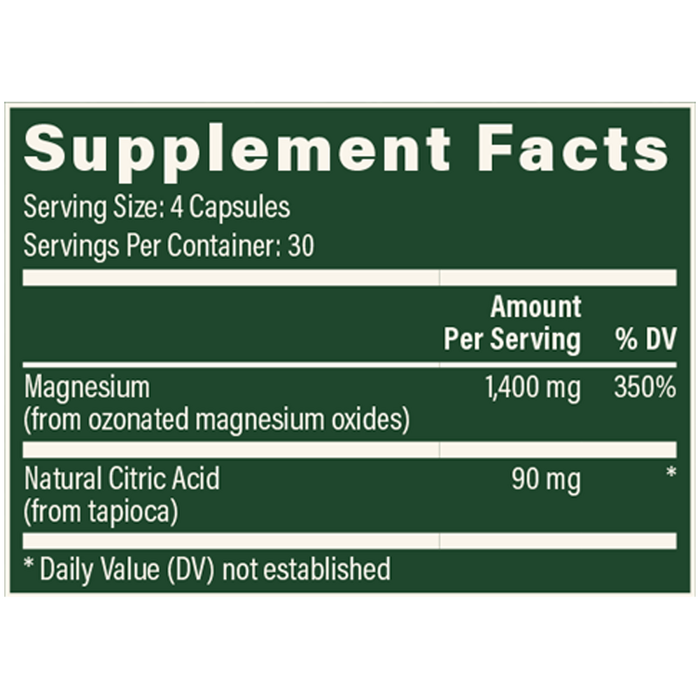 Rock Ridge Pharmacy Oxy-Powder supplement, product label close-up