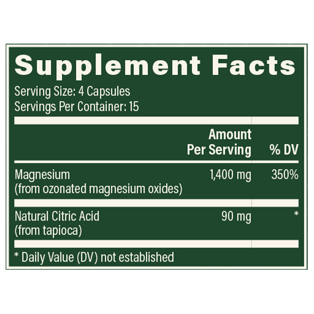 Rock Ridge Pharmacy Oxy-Powder supplement, product label close-up, alternate view 2