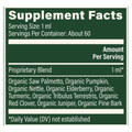 Rock Ridge Pharmacy Prostate Health supplement, product label close-up