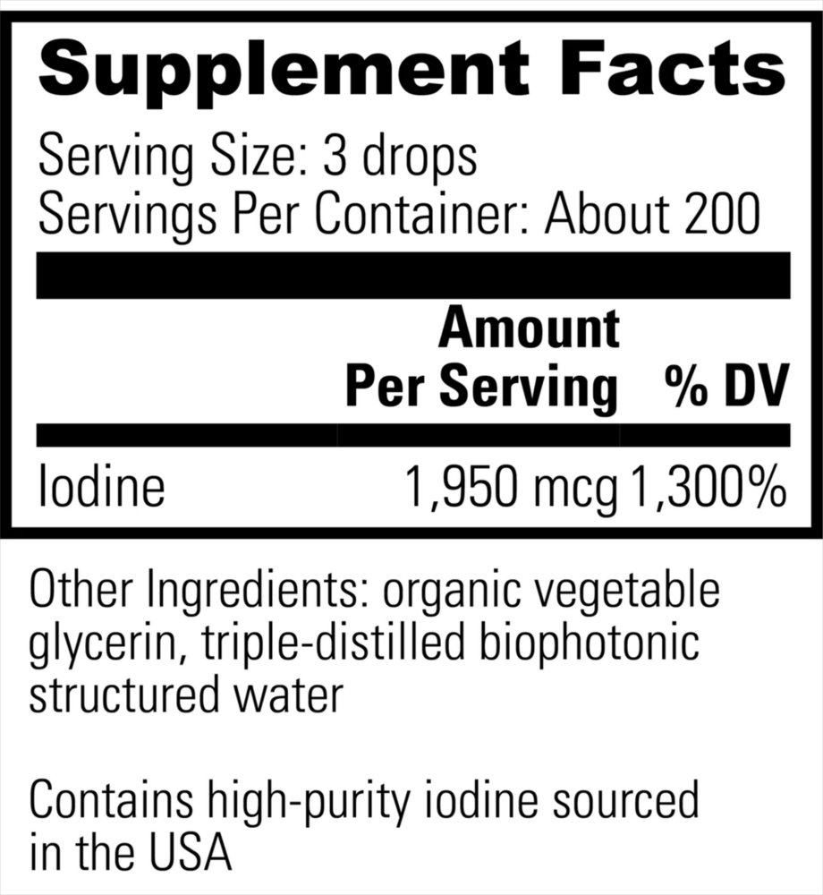 Rock Ridge Pharmacy Detoxadine supplement, product label close-up