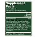 Rock Ridge Pharmacy Brain Health supplement, product label close-up