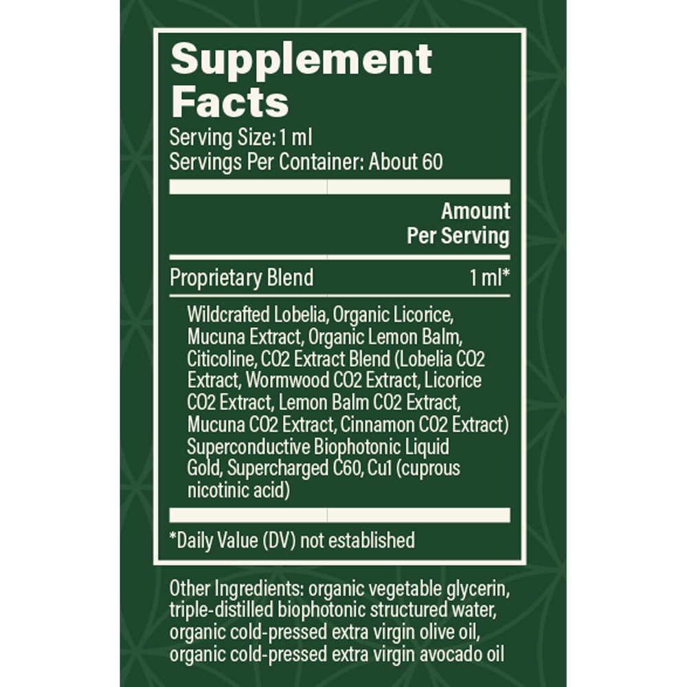 Rock Ridge Pharmacy Foreign Protein Cleanse supplement, product label close-up