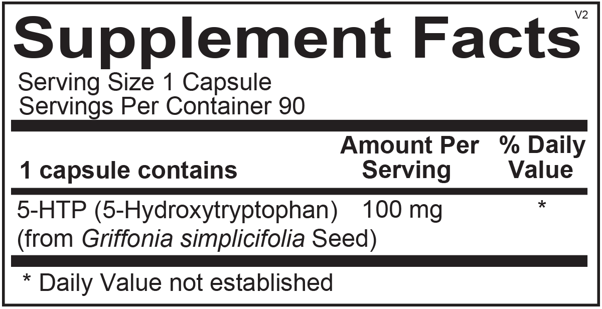 5-HTP 100mg Supplement