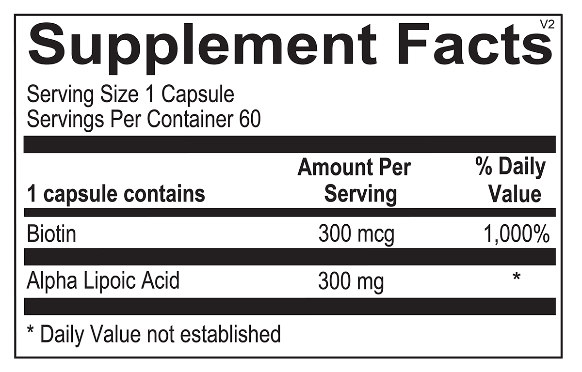 Lipoic Acid 300 mg Ortho Molecular