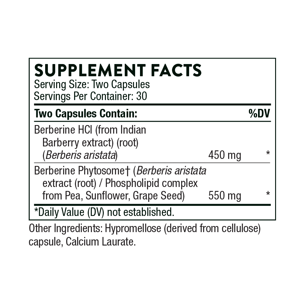 Berberine - 1000mg (formerly Berberine 500) - ROCK RIDGE PHARMACY