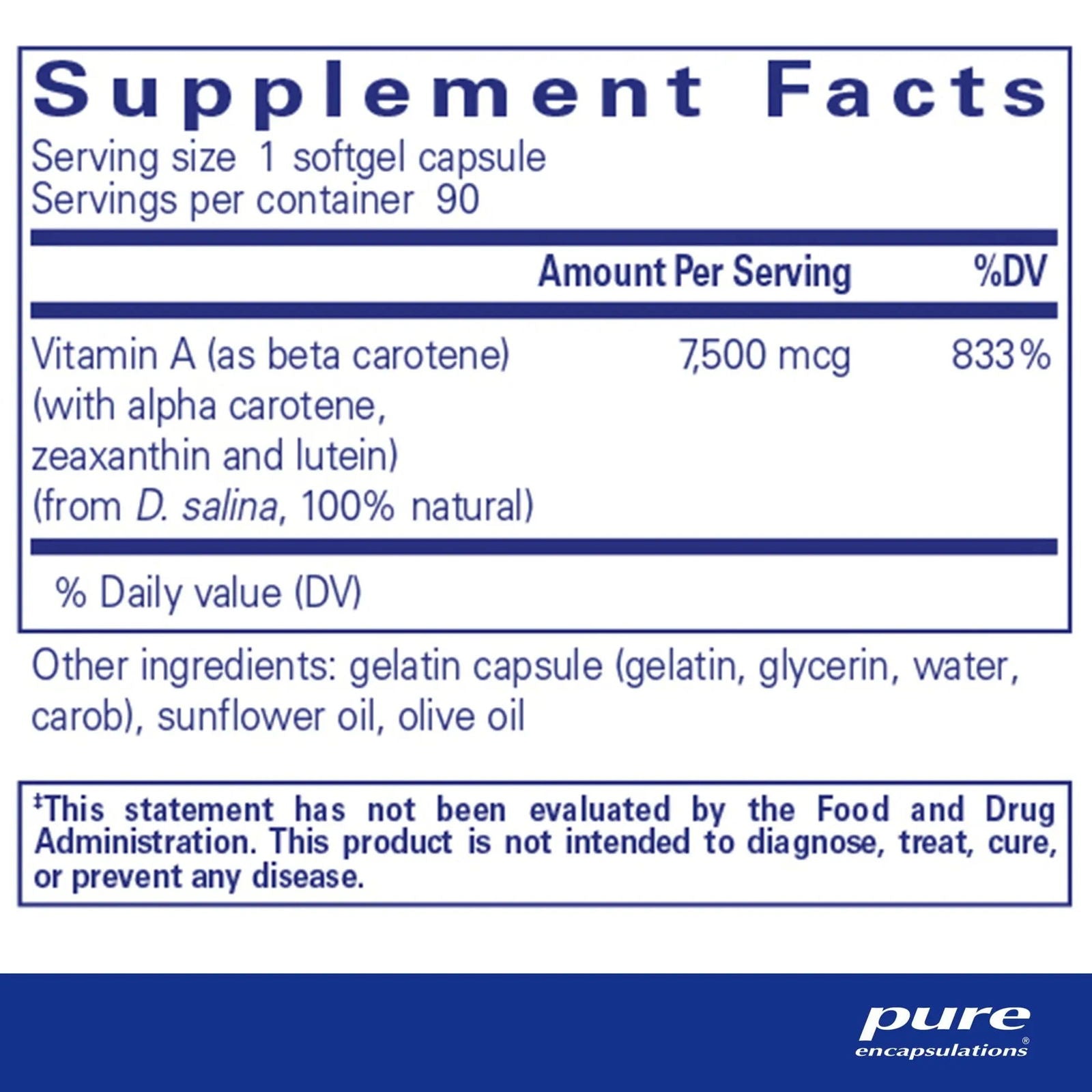 Beta Carotene (with Mixed Carotenoids) - ROCK RIDGE PHARMACY