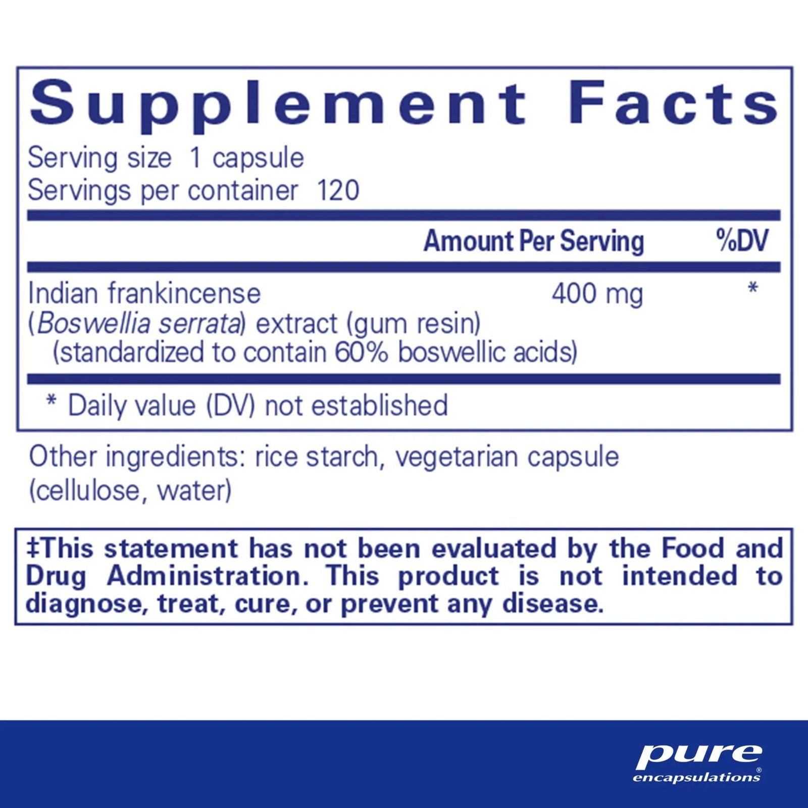 Boswellia Extract Capsules