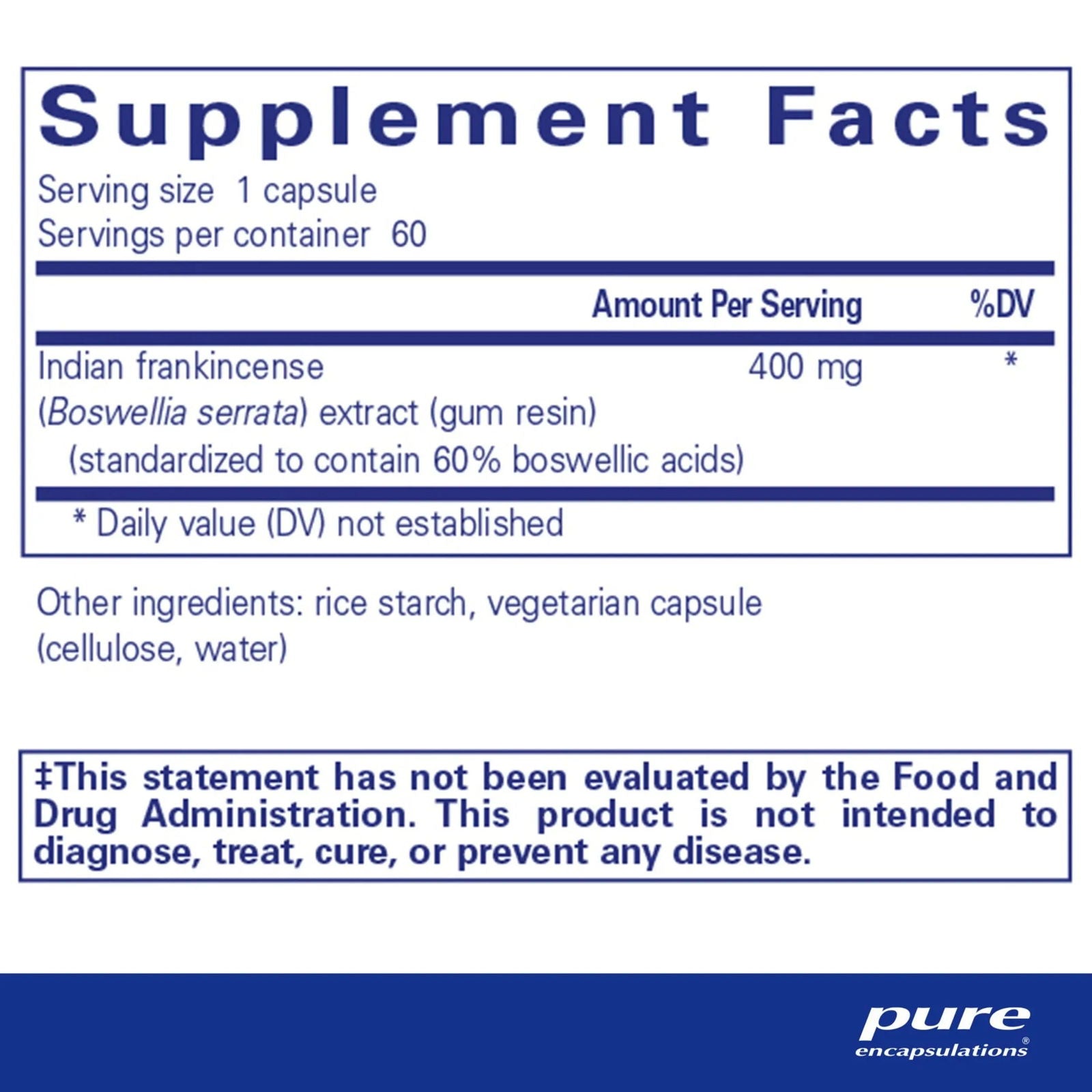 Boswellia Extract Capsules