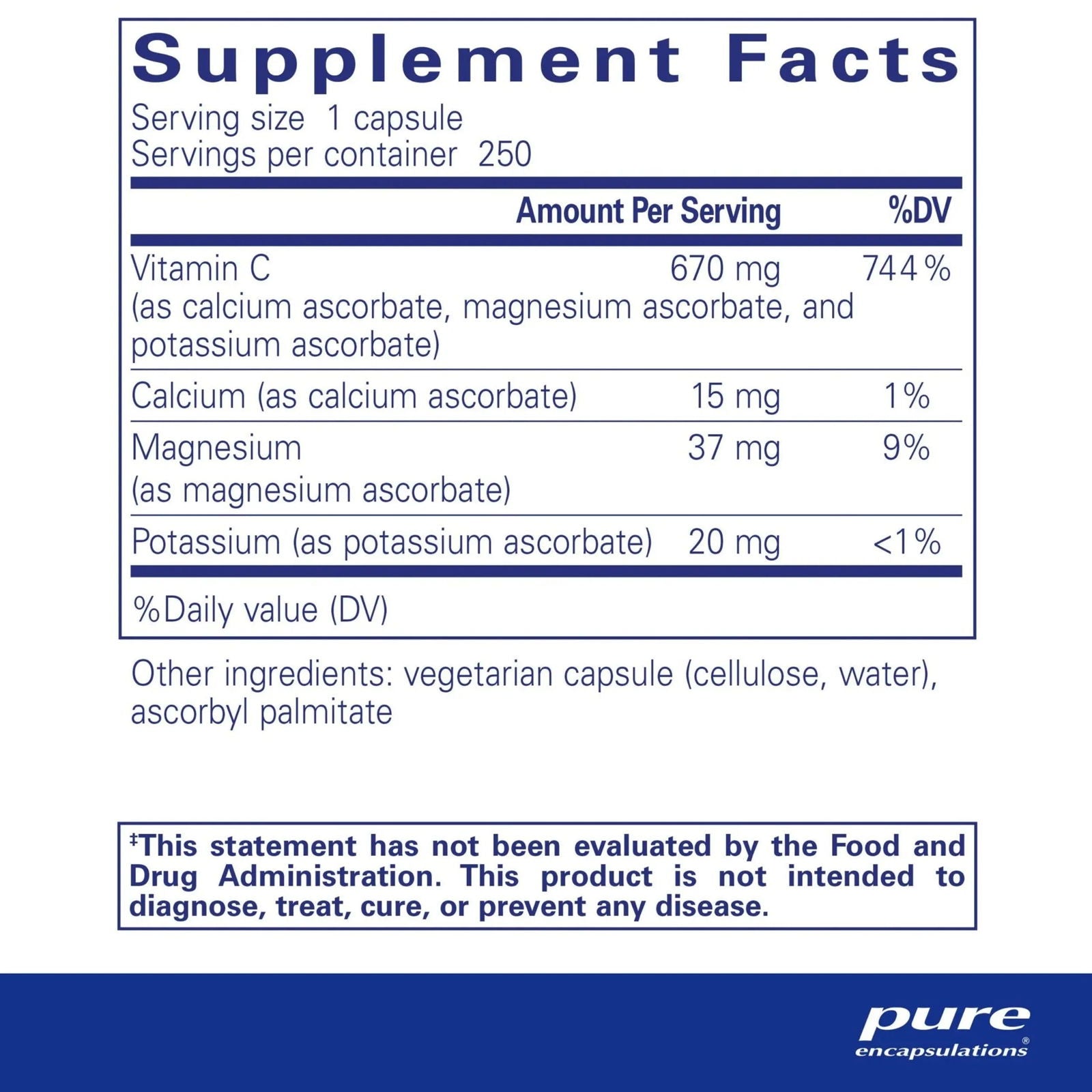 Buffered Ascorbic Acid - ROCK RIDGE PHARMACY