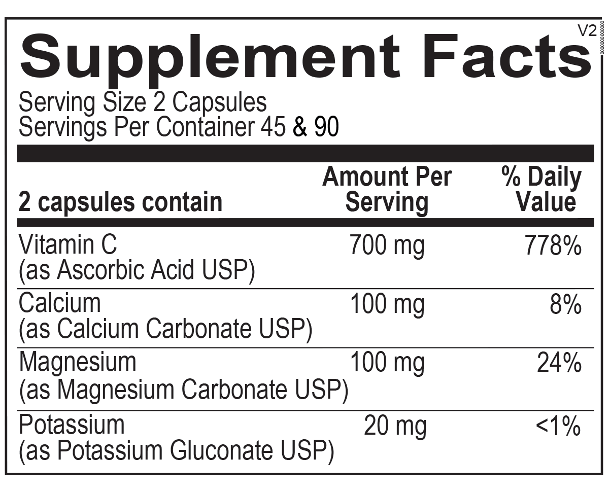 Buffered C Capsules - ROCK RIDGE PHARMACY