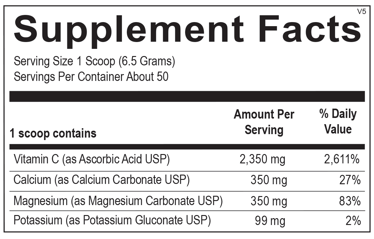 Buffered Lemon C Powder - ROCK RIDGE PHARMACY