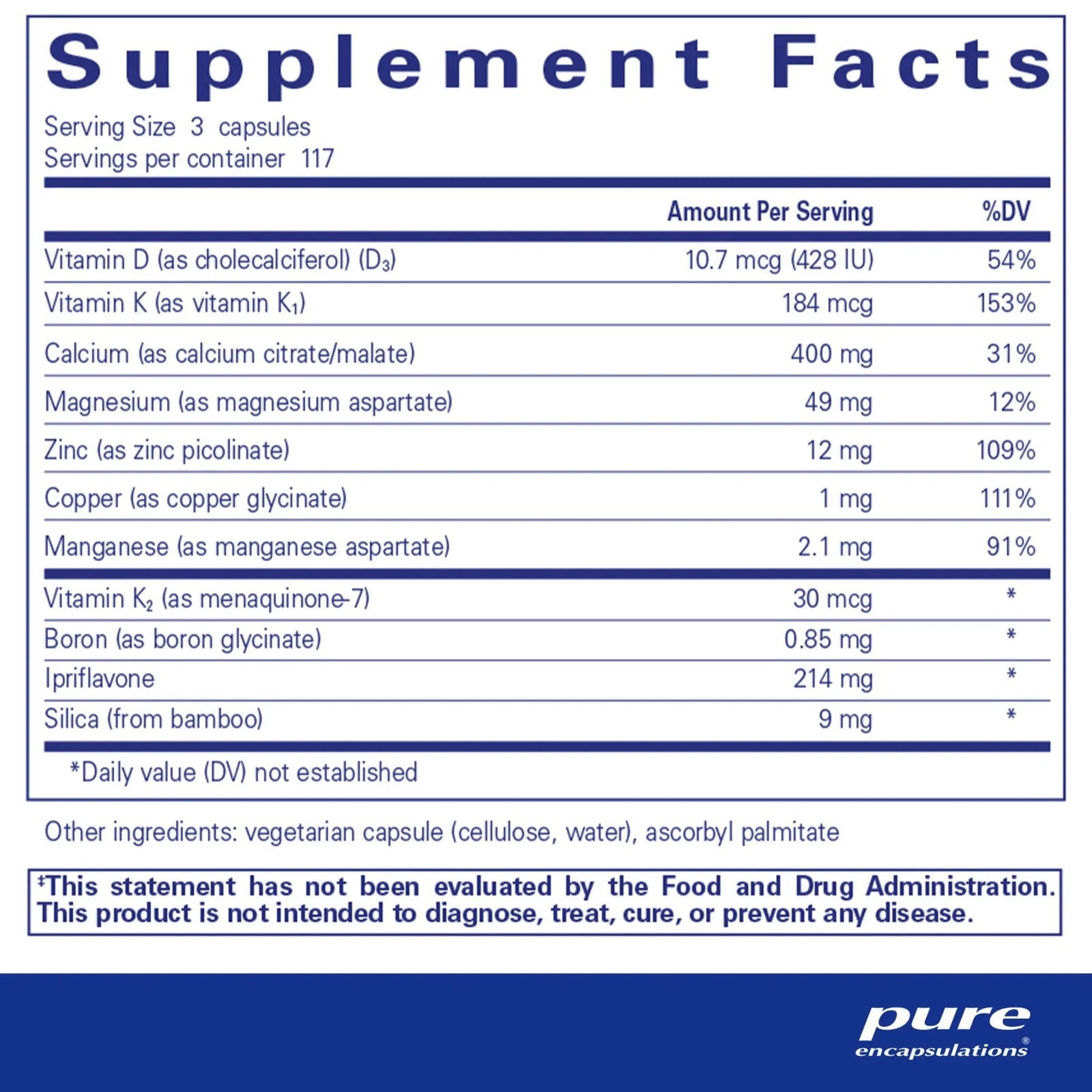 Calcium Ipriflavone Supplement