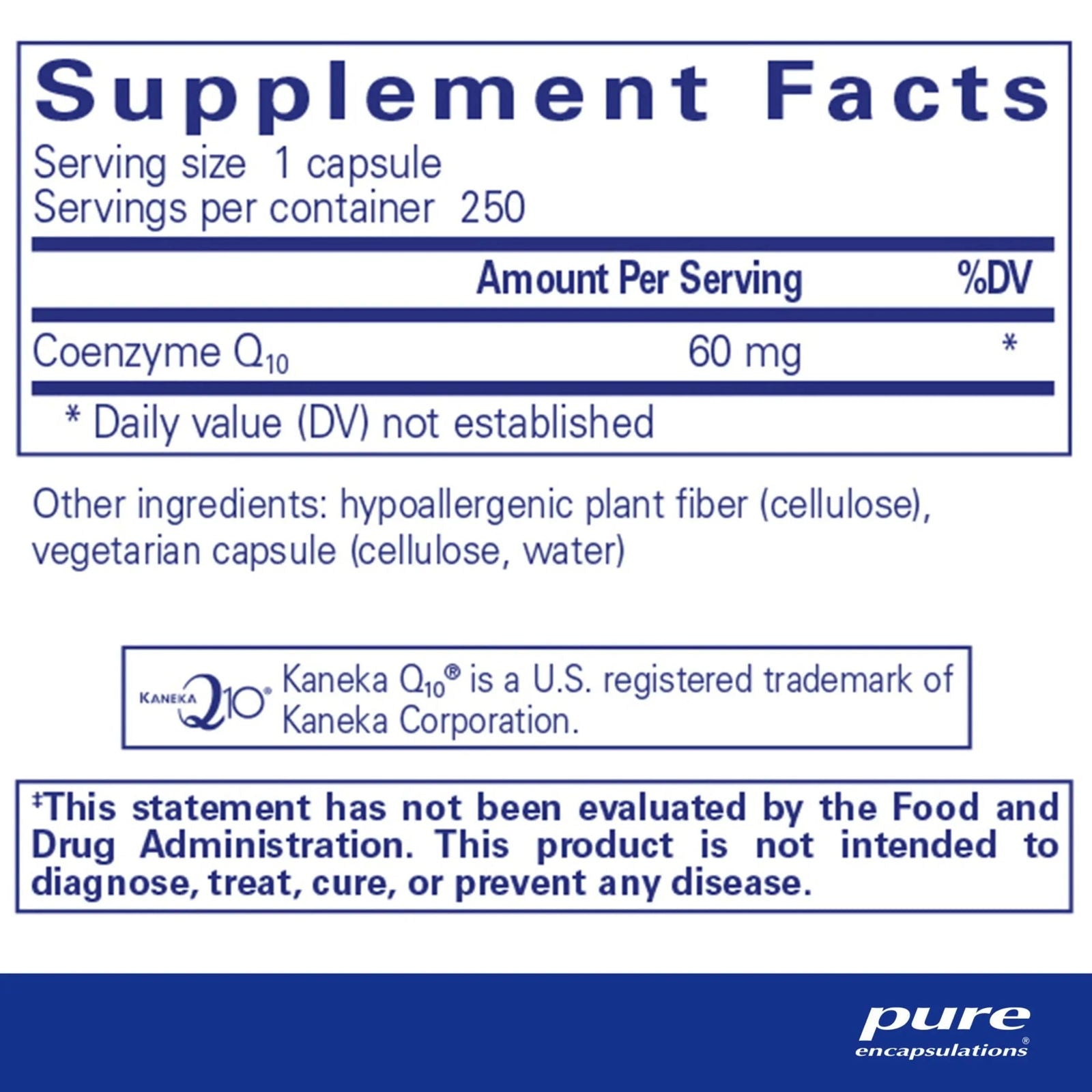 CoQ10 60mg Supplement