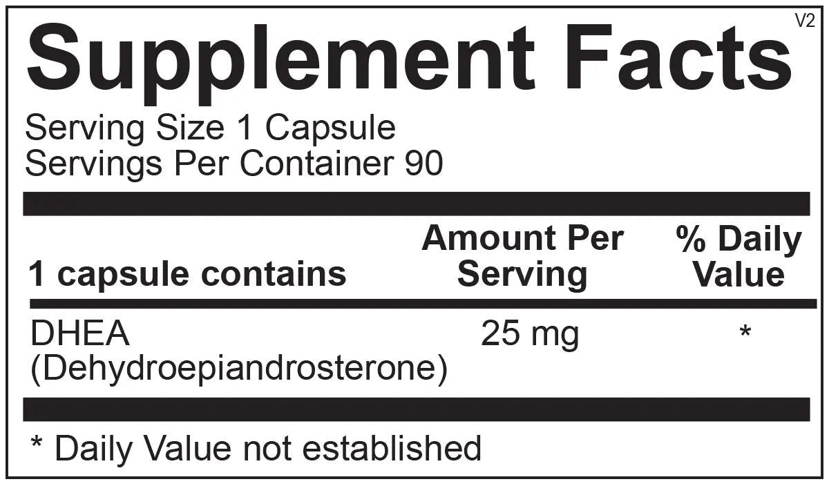 DHEA 25mg - ROCK RIDGE PHARMACY