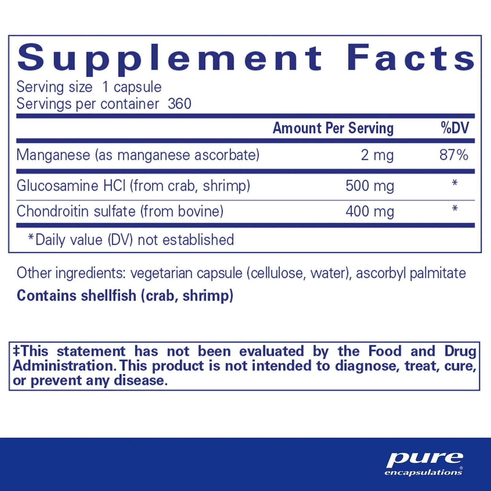 Glucosamine Chondroitin Manganese
