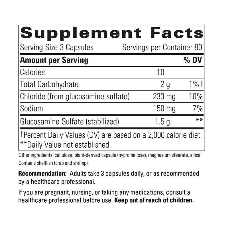 Glucosamine Sulfate - ROCK RIDGE PHARMACY