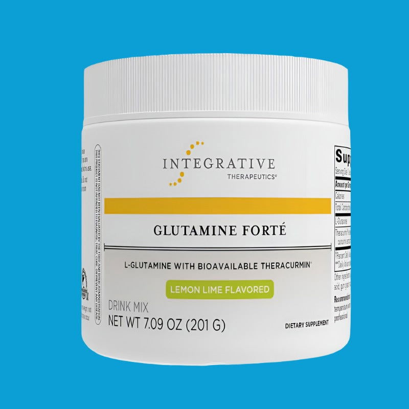 Glutamine Forte Powder Lemon Lime Flavor - ROCK RIDGE PHARMACY