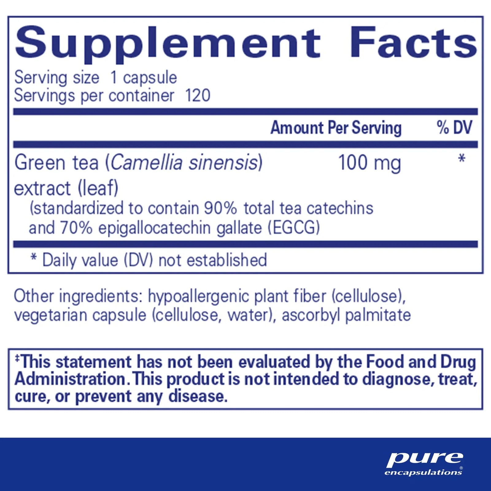 Green Tea Extract (decaffeinated) - ROCK RIDGE PHARMACY