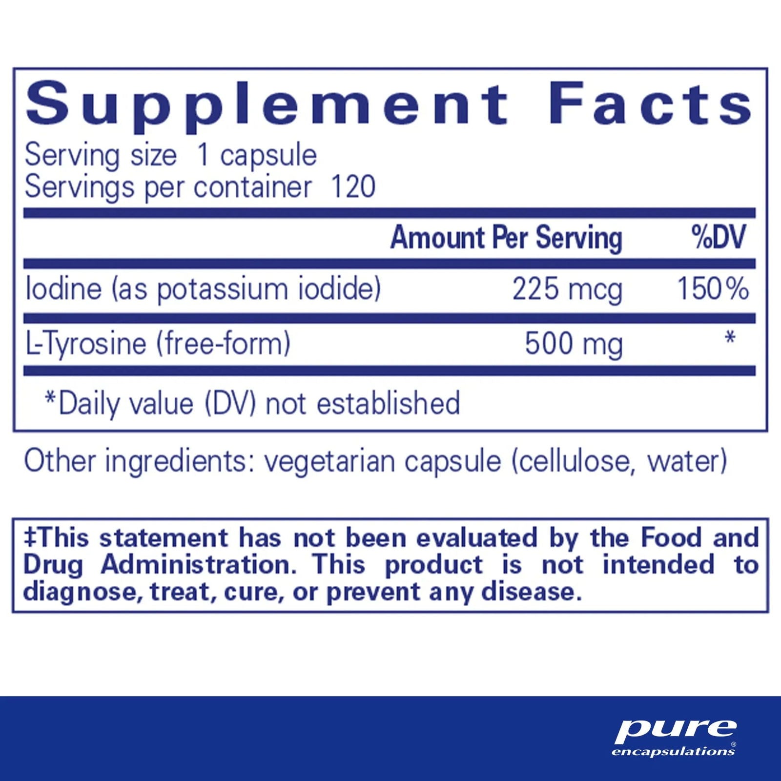 Iodine and Tyrosine - ROCK RIDGE PHARMACY