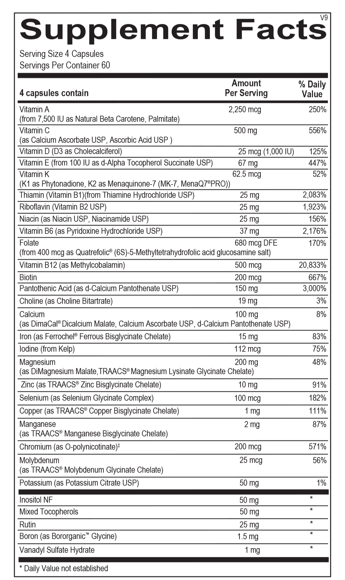 Alpha Base Multivitamin