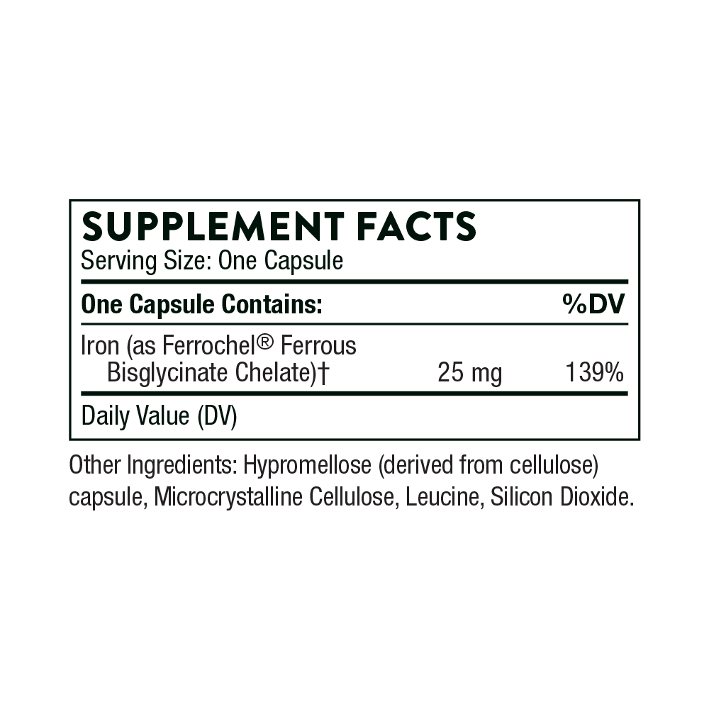 Iron Bisglycinate - ROCK RIDGE PHARMACY