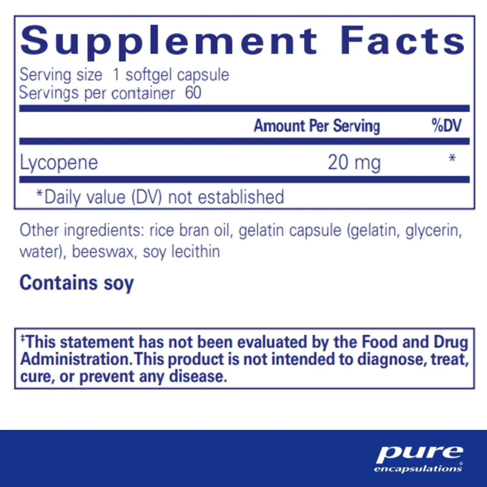 Lycopene 20 mg - ROCK RIDGE PHARMACY