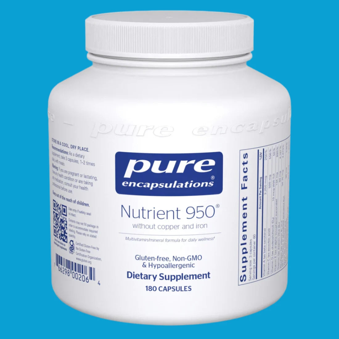 Nutrient 950® Without Copper & Iron - Premium Multivitamin Supplement