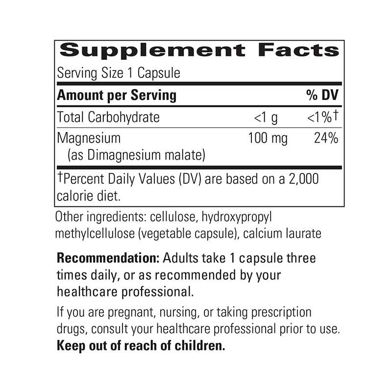 Magnesium Malate - ROCK RIDGE PHARMACY