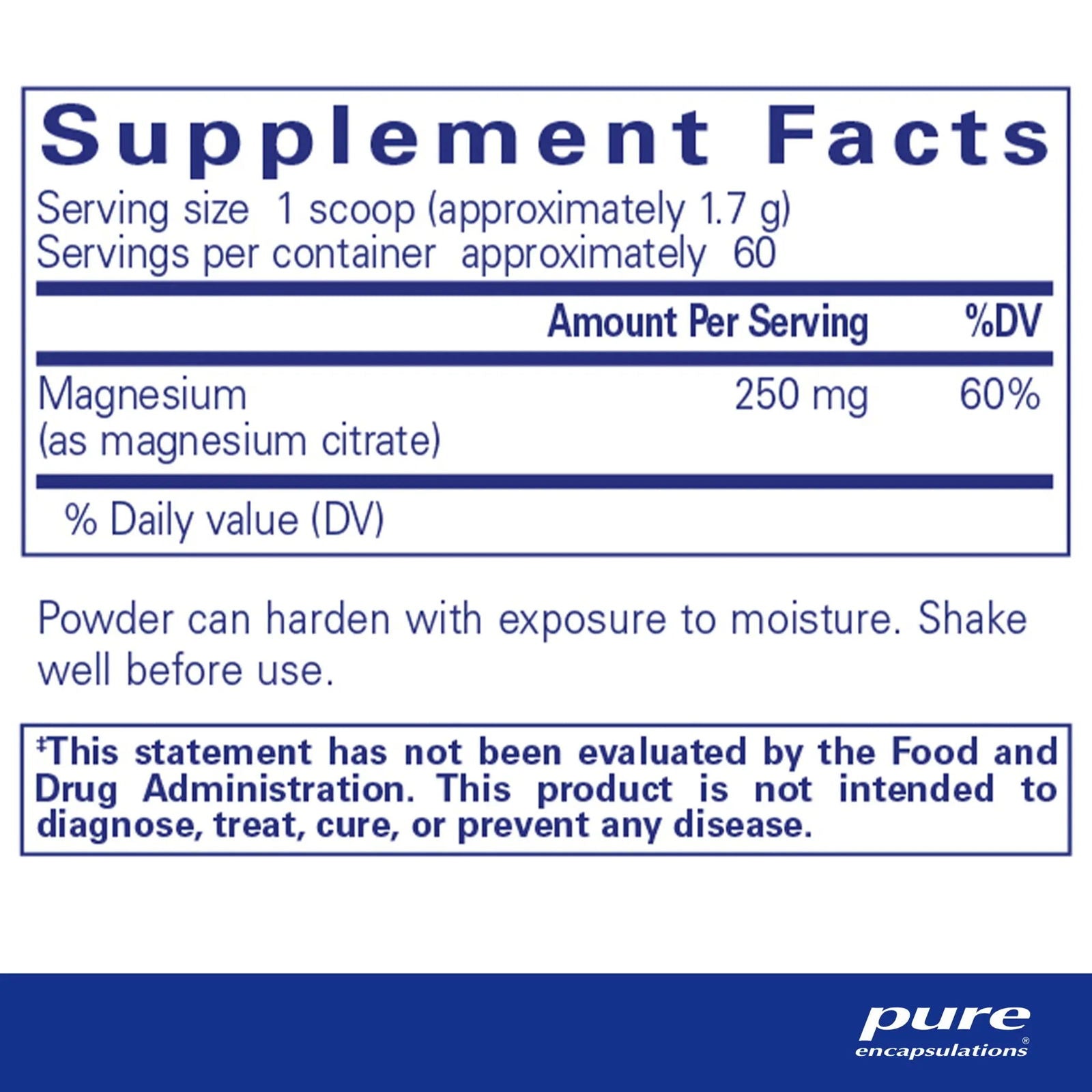 Magnesium (powder) - ROCK RIDGE PHARMACY