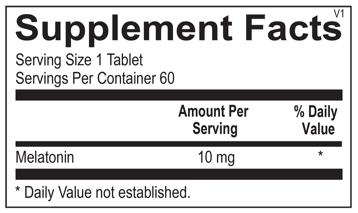 Melatonin 10 mg - ROCK RIDGE PHARMACY