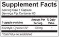 N-Acetyl Cysteine - ROCK RIDGE PHARMACY