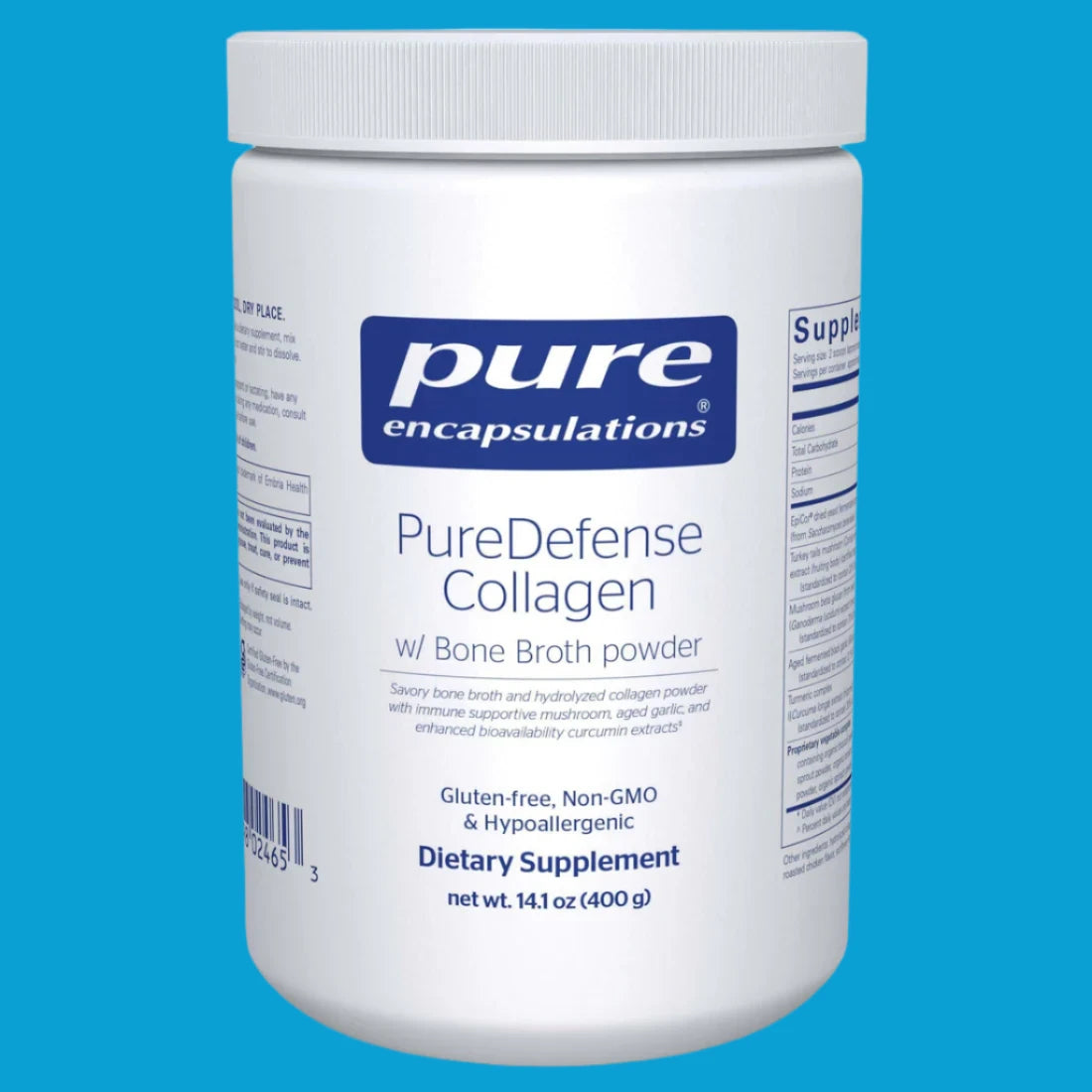 PureDefense Collagen w/ Bone Broth Powder - Immune Support