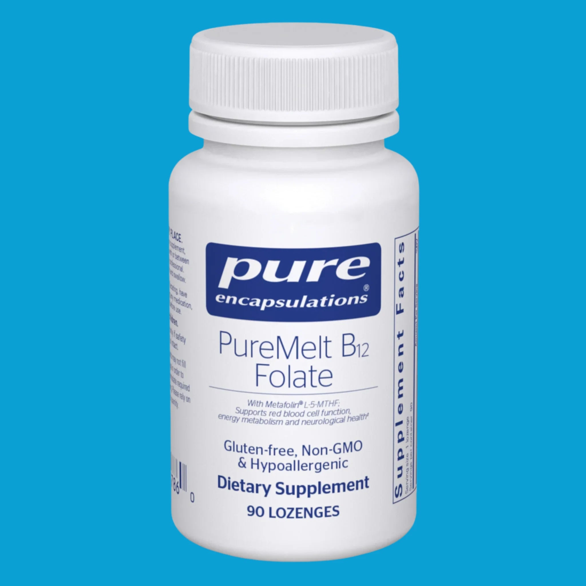 PureMelt B12 Folate - Energy & Neurological Support Lozenge